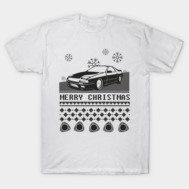 Merry Christmas rx7 T-Shirt by hoddynoddy